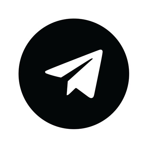 Telegram black png 17221843 PNG