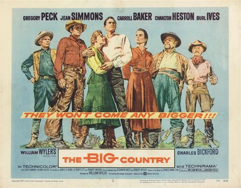 The Big Country Original 1958 U.S. Title Card - Posteritati Movie ...