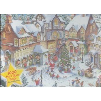 Ravensburger Puzzle - The Christmas Village (2004 Limited Edition) (1000 pieces): Amazon.co.uk ...