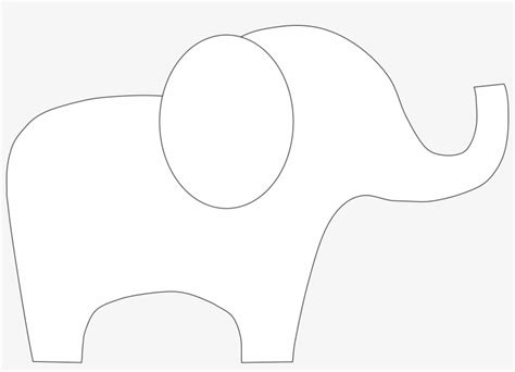 Elephant Outline Image