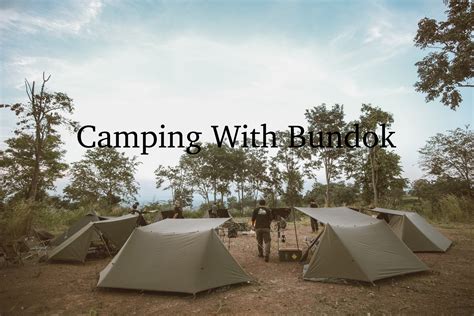 Camping with Bundok — Camp One Outdoor Online