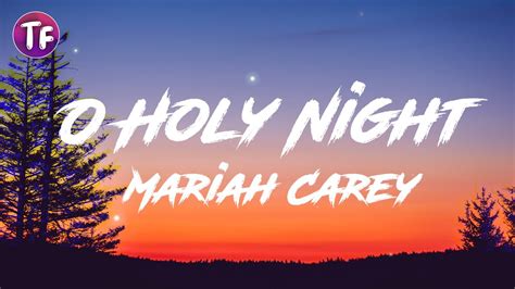 Mariah Carey - O Holy Night (Lyrics) Chords - Chordify