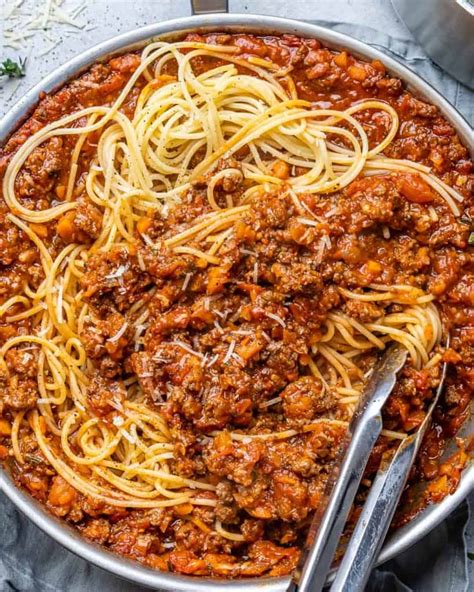 The BEST Beef Bolognese Sauce Recipe | Healthy Fitness Meals