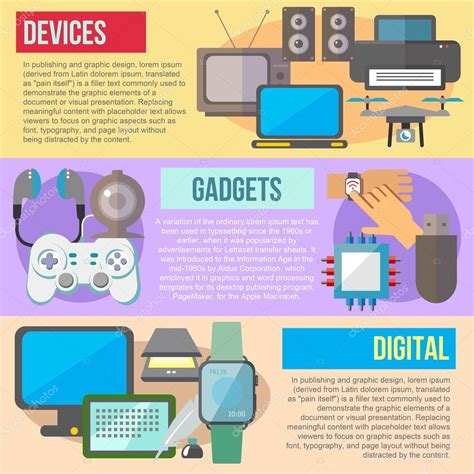 Dispositivos y dispositivos digitales vector, gráfico vectorial ...