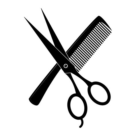 Scissors Comb Hairdressing Clipart Free Stock Photo - Public Domain Pictures