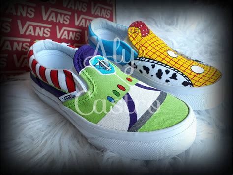 VANS Toy Story Woody and Buzz Custom Shoes - Etsy