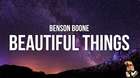 Benson Boone - Beautiful Things (Lyrics) Chords - Chordify