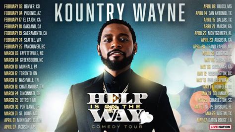 Kountry Wayne Announces Help Is On The Way Comedy Tour For 2023 ...