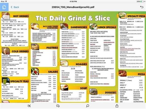 Online Menu of Daily Grind Gourmet Coffee, Hamilton, OH