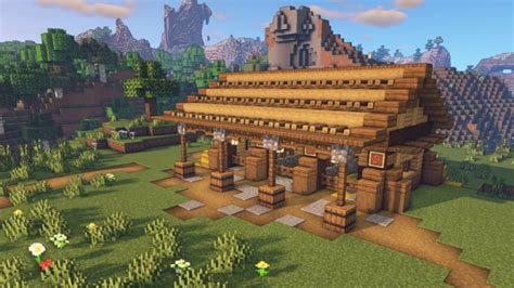 Hack To Build A Wood Horse Stable In Minecraft