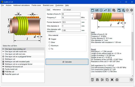 Coil32 - the coil inductance calculator