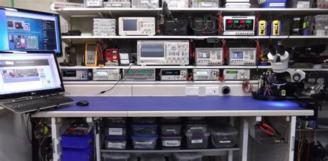 electronics workbench layout setup - Google Search | Electronic workbench, Electronics workspace ...