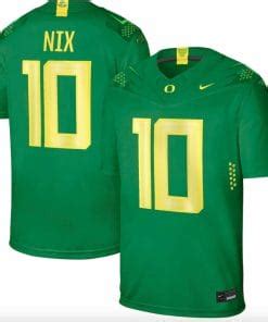 [Available] Buy New Bo Nix Jersey #10 Football Green