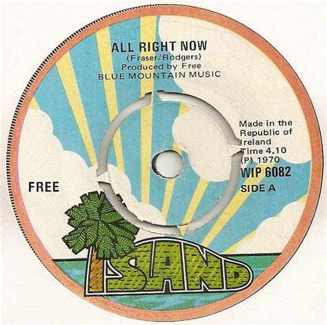 Free - All Right Now (1970, Vinyl) | Discogs