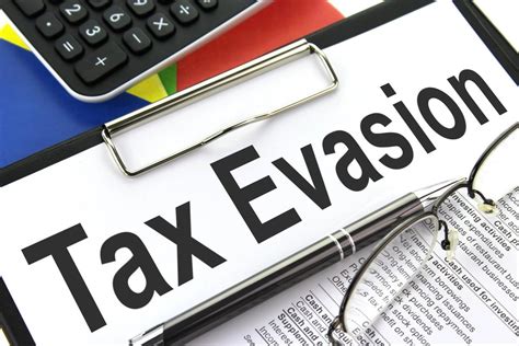 Tax Evasion - Clipboard image