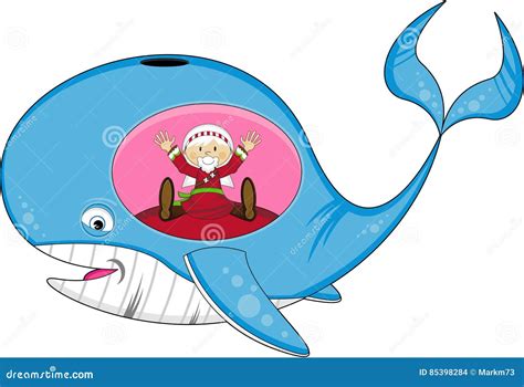 Jonah and the Whale stock vector. Illustration of jonah - 85398284