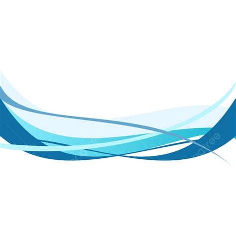 Wavy Line Border Clipart Transparent PNG Hd, Blue Wavy Lines Border Free Png And Vector, Blue ...