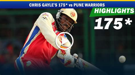 Highlights: Chris Gayle 175* in IPL 2013