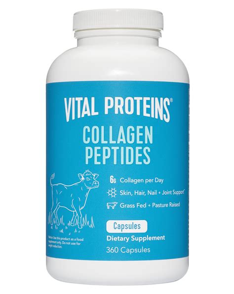 Vital Proteins, Collagen Peptides Capsules, 360 CT - Walmart.com ...