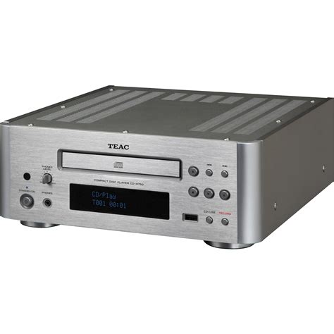 Teac CD-H750 Compact Disc Player (Silver) CD-H750-S B&H Photo