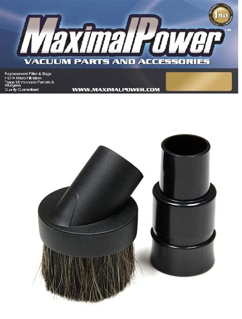 MaximalPower Brand Vacuum Attachment Dusting Brush Tool Shark Adapter (1.40 inches/35.5mm inner ...