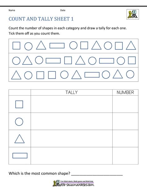 Tally Chart Worksheets - prntbl.concejomunicipaldechinu.gov.co