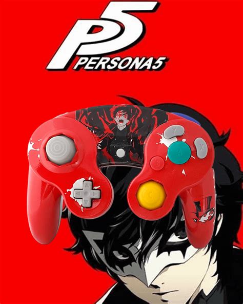 Some Persona 5 GameCube controllers : r/customcontrollers