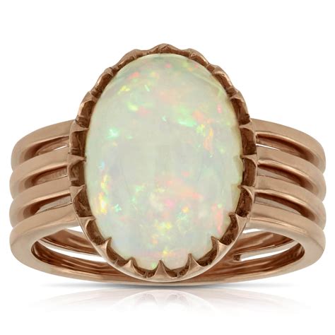 Rose Gold Opal Ring 14K | Ben Bridge Jeweler