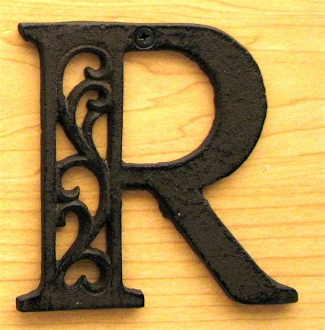 Cast Iron Letter R | Letter r, It cast, Lettering alphabet