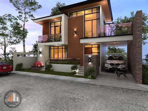 Modern Two Storey House Designs Storey House Minimalist Modern Model Beneficial Reference Course ...