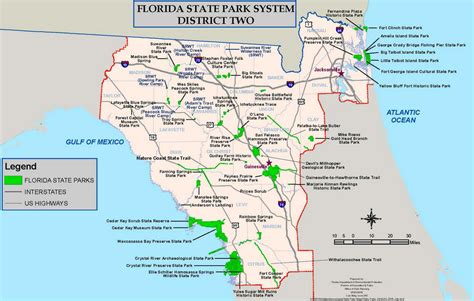 In-House Graphics-State-Parks-Map-All-Districts | Florida Department of Environmental Protection