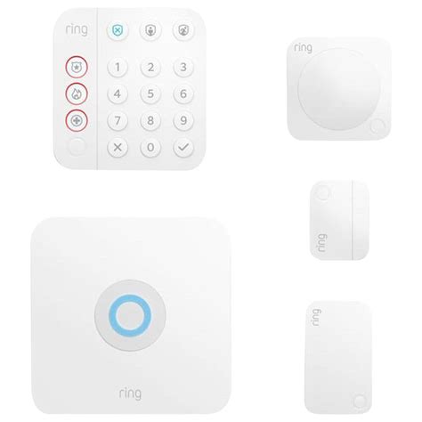 Ring 5-Piece Alarm Kit V2 Standard in White | Nebraska Furniture Mart