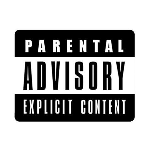 Parental Advisory Explicit Content stickers for CD, DVD, vinyl, cassette or MiniDisc - Retro ...