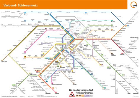 Stuttgart Rail Map