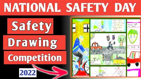 safety drawing competition । safety poster competition। how to draw ...