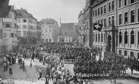 August 1914: the outbreak of war - Switzerland and the First World War