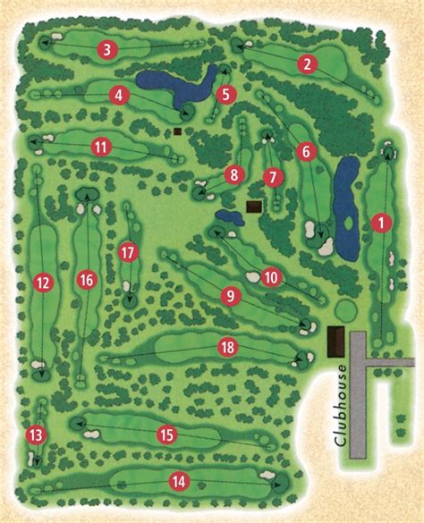 Grand Centre Golf and Country Club - Course Map