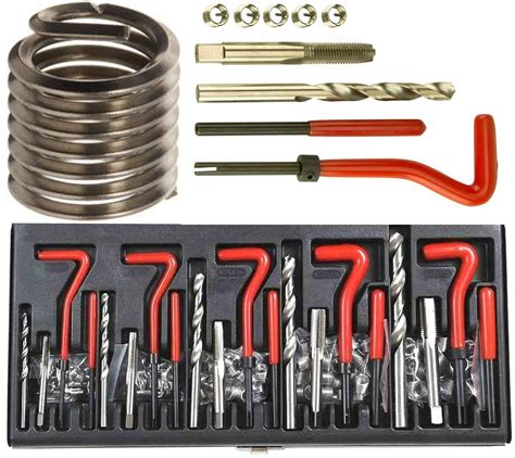 131PC HELICOIL THREAD/RETHREAD REPAIR KIT/SET M5 M6 M8 M10 M12 METRIC | eBay