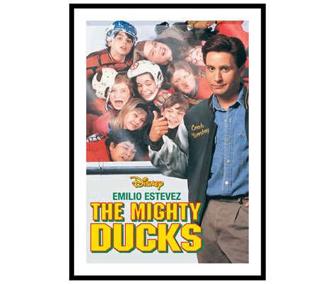 The Mighty Ducks Movie Poster Print - Etsy