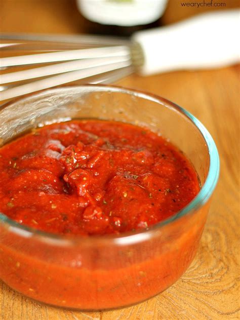 Perfect Homemade Pizza Sauce Recipe for Under a Dollar! - The Weary Chef