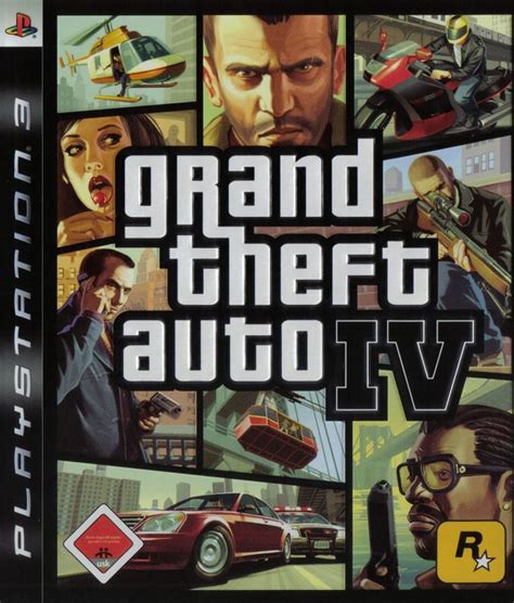 Grand Theft Auto IV cover or packaging material - MobyGames