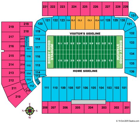 Bobby Dodd Stadium Seating Chart | Bobby Dodd Stadium Event Tickets ...