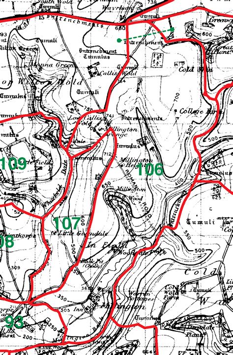 GENUKI: Millington Parish Boundaries, Yorkshire (East Riding)