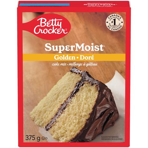 375g Cake mix Betty Crocker Super Moist Golden - Mart31