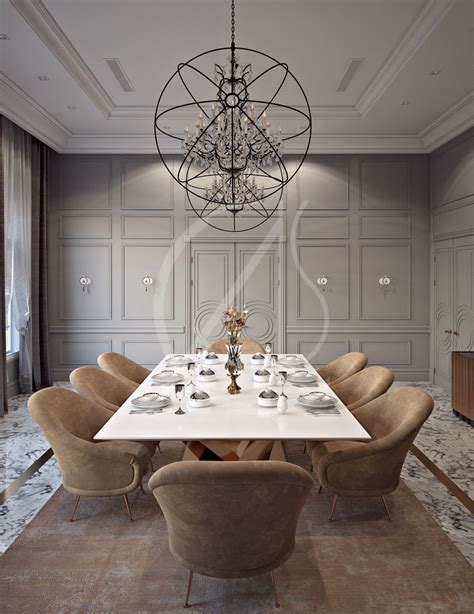 CAS is under construction | Neoclassical interior design, Neoclassical interior, Luxury dining ...