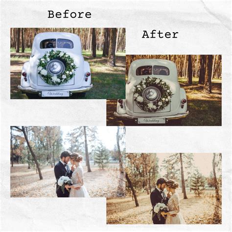 10 Vintage Wedding Presets for Lightroom Mobile App and Desktop - FilterGrade