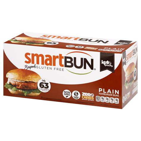 SmartBun Plain Hamburger Buns 6Ct | Hy-Vee Aisles Online Grocery Shopping