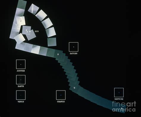 Voyager 1 Family Portrait Of The Sun & Photograph by NASA / Science Source