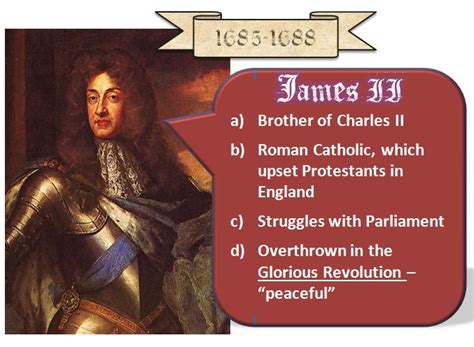 Students of History: The Glorious Revolution & Parliament Limiting the English Monrachy