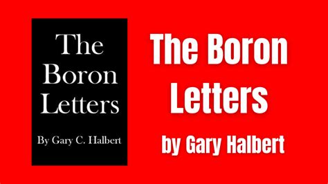 The Boron Letters by Gary Halbert - RED Digital Marketing Group